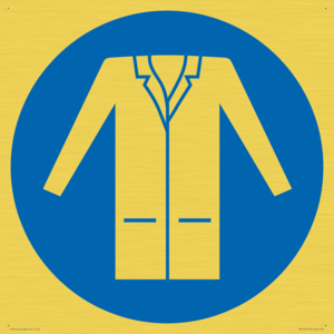 Custom Mandatory: Wear a lab coat